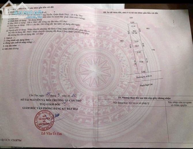 BÁN NỀN DT ĐẸP - BIỆT THỰ NGUYỄN TẤN DŨNG CHẠY VÔ - THÔNG VỀ ÂU HÀNG BÀNG - 3