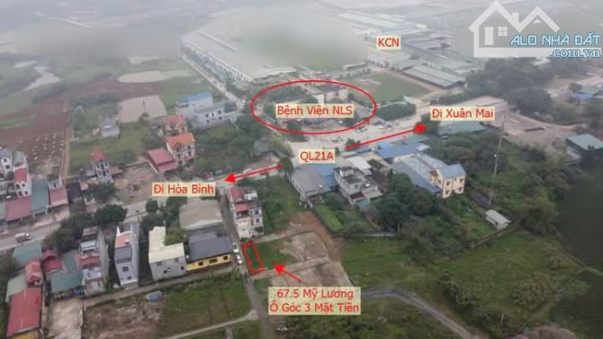 Chính chủ gửi bán DT 78m full thổ 2 mặt tiền lan 3 đường HCM tại Chương Mỹ - 2