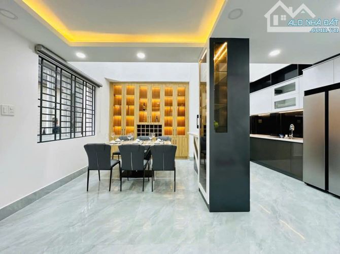 Bán nhà trệt lửng 2 lầu ST hẻm 4,5m Full nội thất Phạm Văn Chiêu giá 5,95 tỷ TL - 2