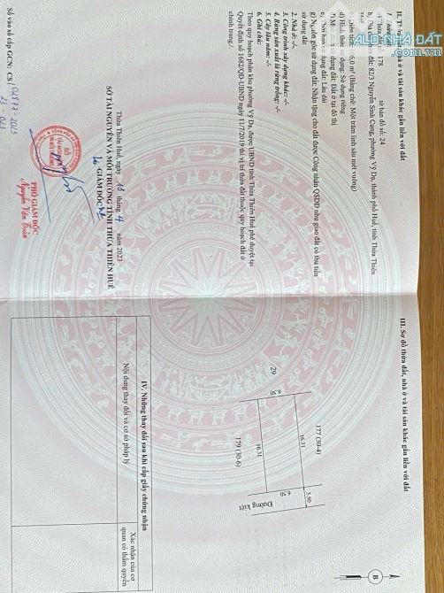 Đất kiệt Nguyễn Khoa Vy, cạnh trường tiểu học Vỹ Dạ, Huế. - 2