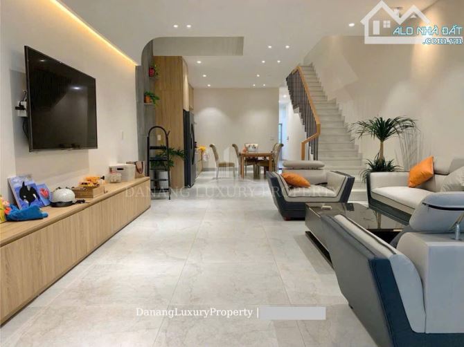 Bán căn nhà 3Tầng 125m2 -MT BỜ QUAN 3 -  đấu lưng khu Đầm Sen Nam Hoà Xuân - 2