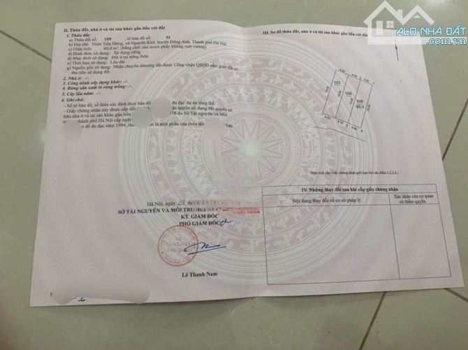 60M NGÕ THÔNG Ô TÔ - KHÔNG QUY HOẠCH - GIÁ NÉT CHO CÁC NHÀ ĐẦU TƯ. - 2