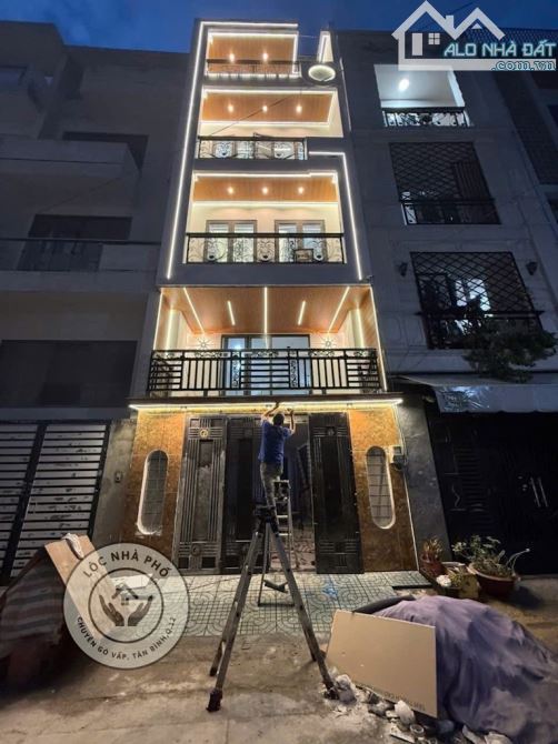 4.5❌9m, BÁN NHÀ 6 TẦNG, HẺM 6 M THÔNG, LÊ ĐỨC THỌ, GÒ VẤP, 5.36 TỶ - 2