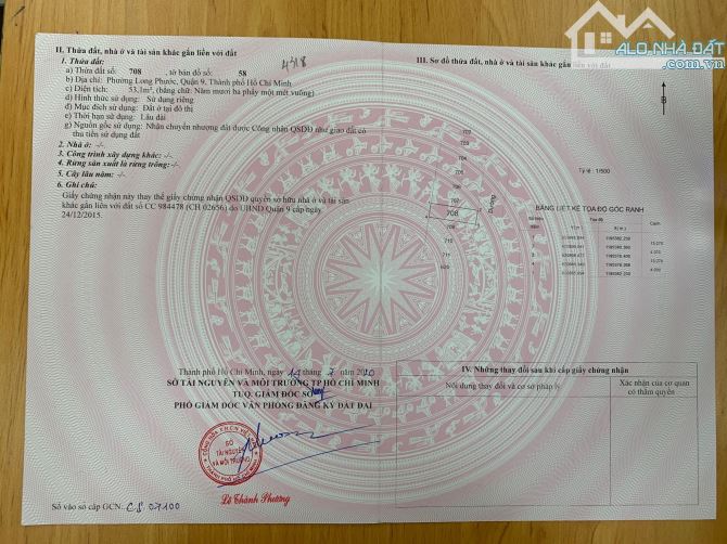 Bán đất dự án Làng Đại Học P Long Phước Quận 9 cũ đường số 9 nền F13 (53m2) 2.9 tỷ - 3
