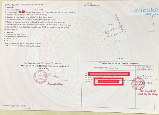 BÁN LÔ ĐẤT KIỆT BÙI THỊ XUÂN- THUỶ BIỀU GIÁ 1.3xx TỶ- LH HẢI YẾN - 3