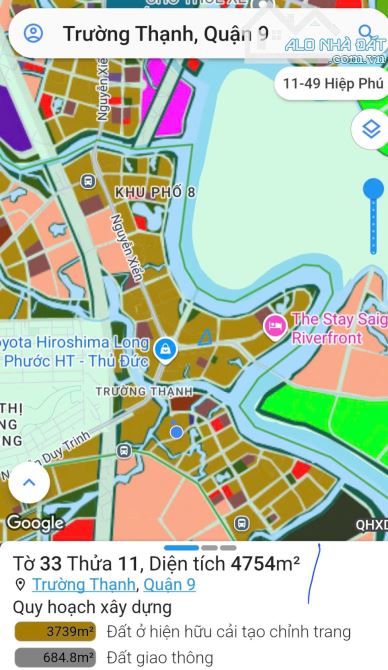 Bán đất mặt tiền kinh doanh giá rẻ, DT 113m2(4,9*23), đường Long Thuận, Trường Thạnh, Q9. - 3
