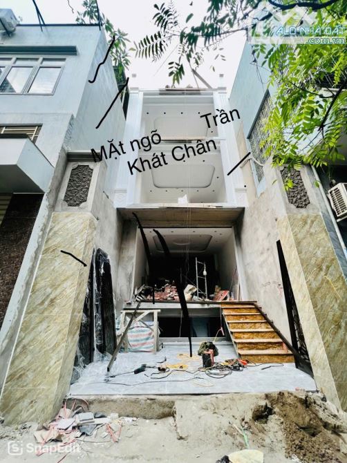 BÁN TÒA NHÀ 4 NỔI 1 HẦM TRẦN KHÁT CHÂN, NGÕ THÔNG, THANG MÁY, SÂN CỔNG, 68M2 GIÁ 12.X TỶ - 3