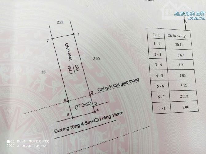 B.ÁN ĐẤT 25B ĐẠT LÝ -BMT: (7m x 25m, Thổ cư 100m2) = 1 tỷ 150 triệu - 3