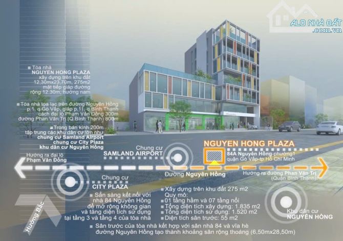 CHO THUÊ BUILDING NGAY PHAN VĂN TRỊ, P1, GÒ VẤP - HẦM 7 TẦNG, DTSD 1550m2 - 3