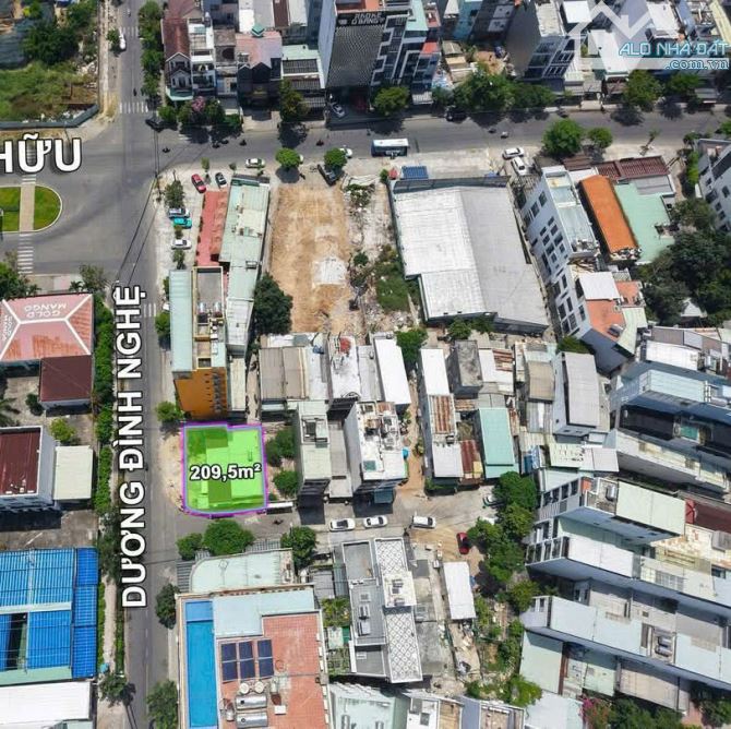 Bán lô đất 209m ngang 15m 2 mặt tiền đường Dương Đình Nghệ đoạn sát Biển Võ Nguyên Giáp - 3