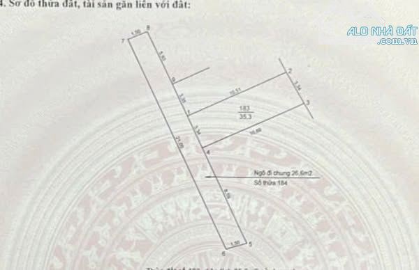 Thôn 1 Vạn Phúc, Thanh Trì, DT: 36m, MT: 3.34m giá: 2.48 tỷ, ô tô vào đất - 3