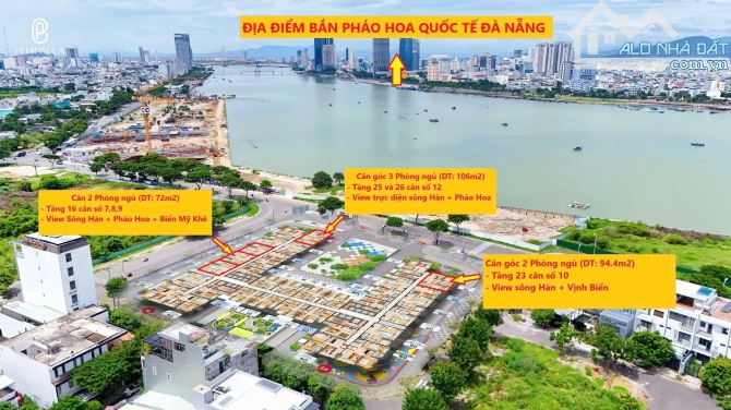 Hàng hiếm 5 căn đẹp nhất dự án Peninsula, view sông Hàn + pháo hoa, giá CĐT, sổ lâu dài - 3