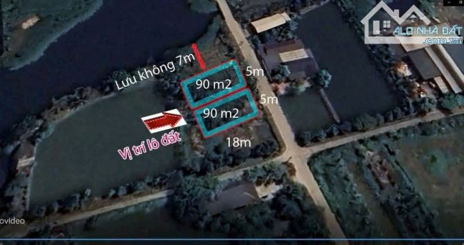 BÁN ĐẤT LƯƠNG TÀI, BẮC NINH. 90M2 * MT 5M * 2,65 TỶ. Ô TÔ TRÁNH, FULL THỔ CƯ. - 3