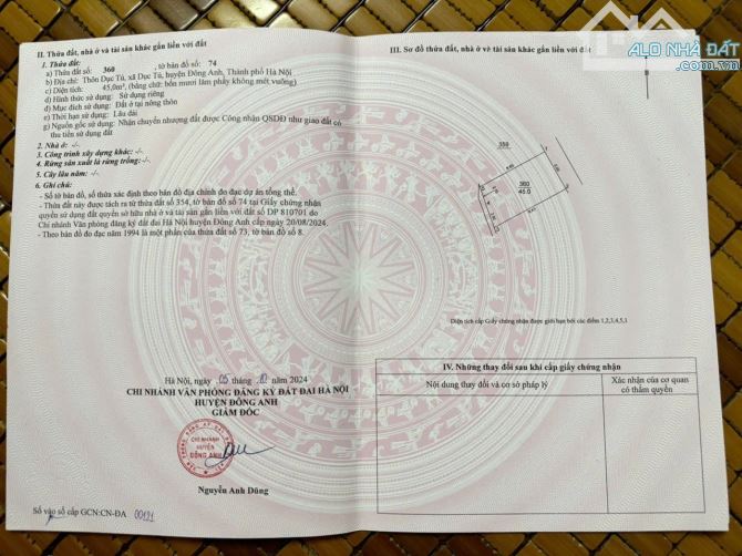 💢💢💢 3.1 TỶ - NHẬP KHẨU DỤC TÚ - ĐÔNG ANH - SÁT ĐƯỜNG GOM LÊN CẦU TỨ LIÊN 💢 - 4