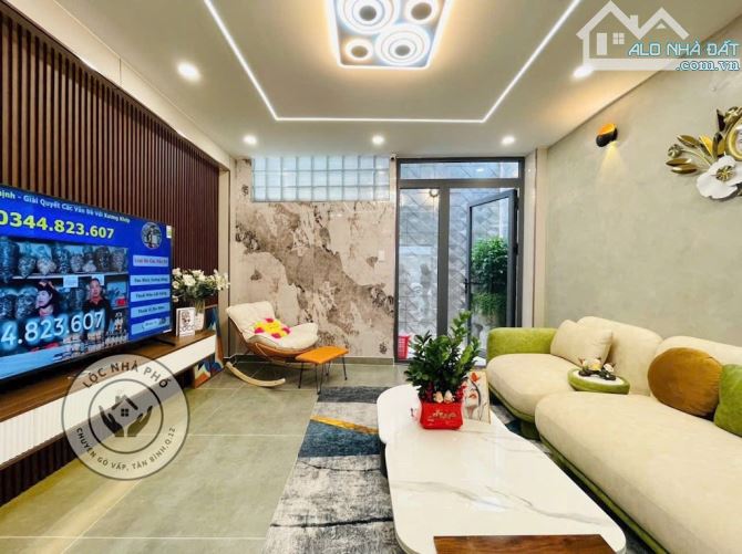 60m2, BÁN NHÀ ĐẸP 6 TẦNG, HẺM 1/ XE HƠI, PHẠM VĂN CHIÊU,P8 GÒ VẤP, 9.xx TỶ - 4