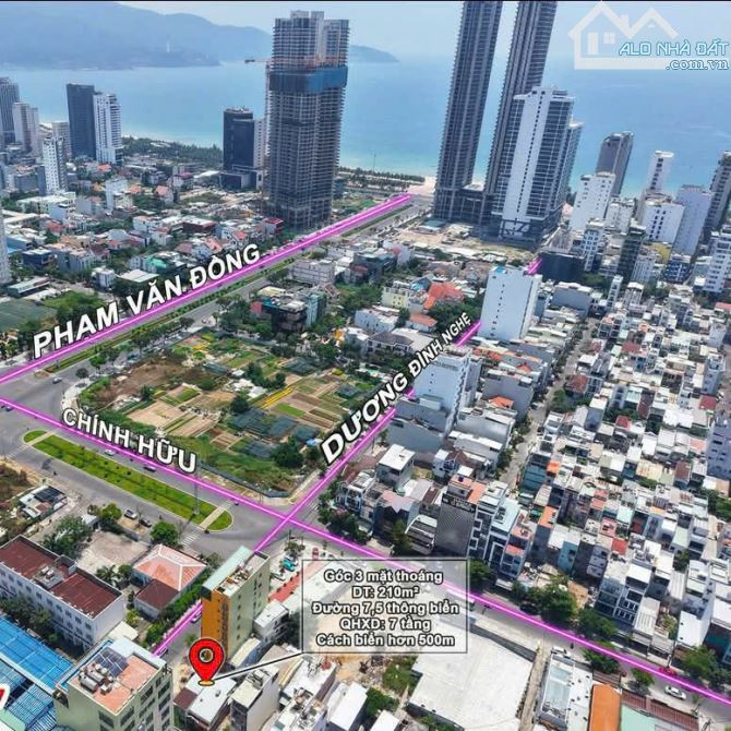 Bán lô đất 209m ngang 15m 2 mặt tiền đường Dương Đình Nghệ đoạn sát Biển Võ Nguyên Giáp - 5