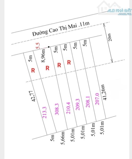 5×42 thổ mặt tiền nhựa cao thị mai ngay trường học Bình trinh_Tân trụ 1ty399 triệu rẻ nát - 5