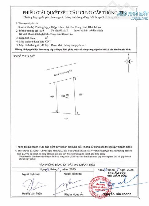 Hàng Hiếm Sót Lô Đất Đẹp Phú Trung - Vĩnh Thạnh chỉ 1ty7 - 6