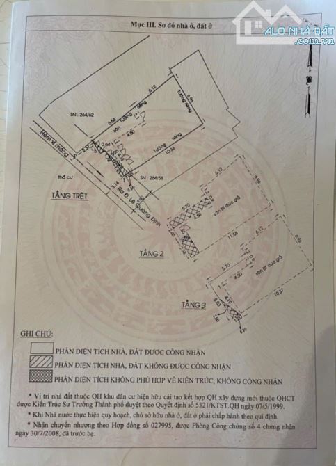 75m2 - NHÀ 3 TẦNG - LÊ QUANG ĐỊNH P11 chỉ 7,7🧄 còn tl - 7