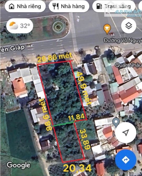 Bán đất mặt đường võ nguyên giáp - 1