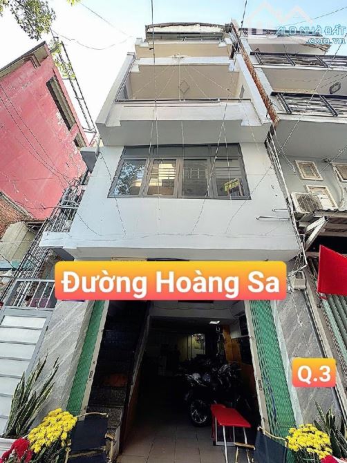 🏡MẶT TIỀN LÔ NHÌ ĐƯỜNG HOÀNG SA - 65M2 - 4 TẦNG - DÒNG TIỀN 30TR