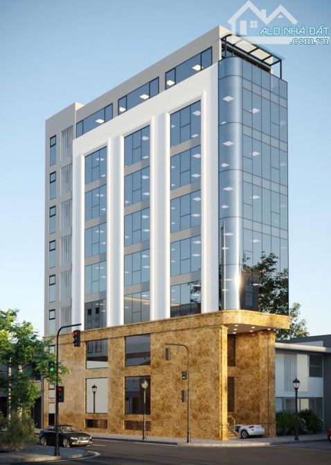 Bán tòa nhà văn phòng 9 tầng mặt phố Quang Trung DT 170m2  lô góc 3 mặt thoáng.