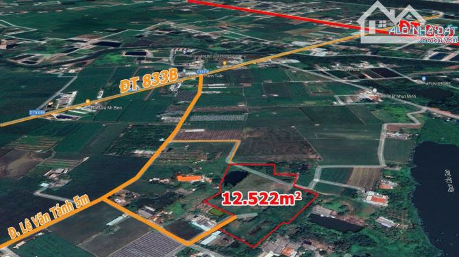 12,522m2 vườn có 1467m2 thổ giá 8,4 tỷ Đường ôtô An Nhựt tân_tân trụ giá ngộp vườn cây trá