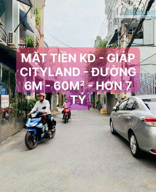 BÁN MẶT TIỀN KINH DOANH – GIÁP NGUYỄN OANH & NGUYỄN VĂN LƯỢNG – ĐƯỜNG 6M THÔNG – HƠN 7 TỶ