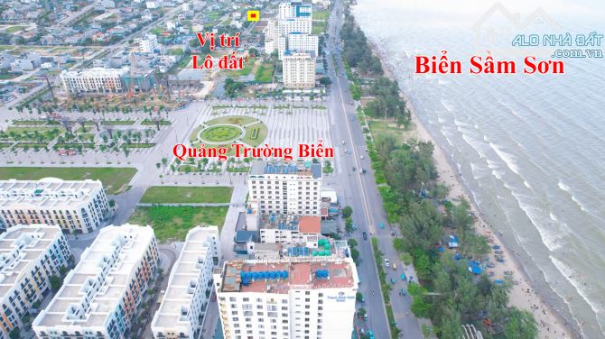 BÁN GẤP LÔ ĐẤT GÓC ĐẸP DUY NHẤT ĐƯỜNG THANH NIÊN, CÁCH BIỂN SẦM SƠN 300M, SỔ ĐỎ TRAO TAY