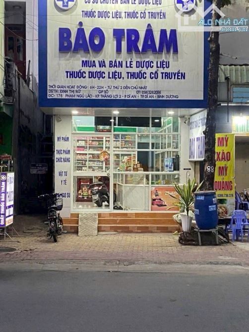BÁN MẶT TIỀN PHẠM NGŨ LÃO XÓM VĂNG DĨ AN, TIỆN VỪA Ở VUA KINH DOANH, GIÁ 6.8 TI