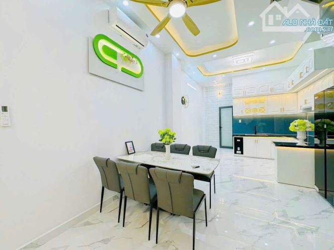 Bán nhà đẹp 4 tầng,xe hơi ngủ trong nhà .Huỳnh Tấn Phát,Nhà Bè.Giá 6.8 tỷ. - 1