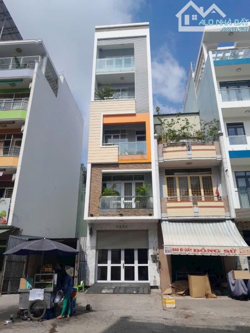 Mặt Tiền Bình Phú Q6 ( 4 * 17 ) Thang Máy 6 Lầu 14 Tỷ - 1