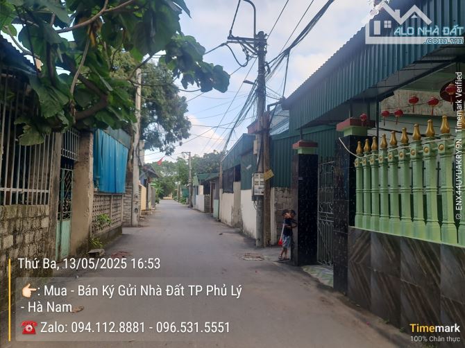 Bán Nhanh Lô Đất Gần Đường 68 Xóm 6 Liêm Chung TP Phủ Lý - Hà Nam - 1