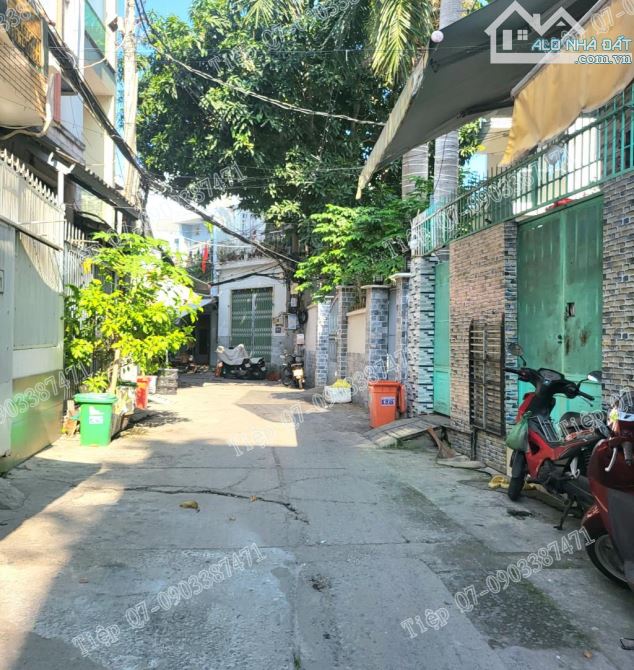 Bán nhà hẻm thông Huỳnh Tấn Phát P.Tân Thuận Đông  Q.7- ngang 4.95- 3 tầng- 3tỷ790 - 12