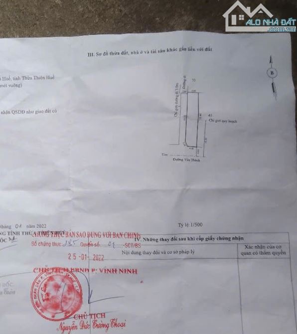 Bán Nhà 3 Tầng Mặt Tiền Đường Văn Thánh,Gần Chùa Thiên Mụ - 2