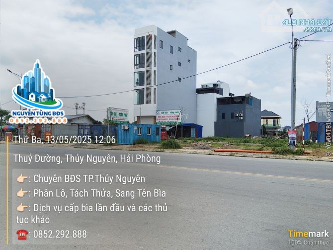 Bán 100m2 đất mặt đường máng nước, thủy nguyên - 2