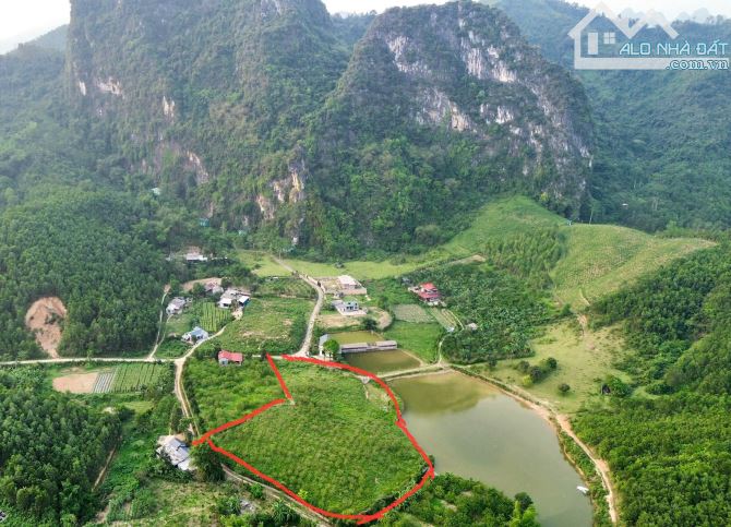 7507m Có 300m Đất Ở, Bám Toàn Bộ Hồ Nước Đẹp Nhất  Kim Bôi , Bám 2 Mặt Đường Bê Tông - 2
