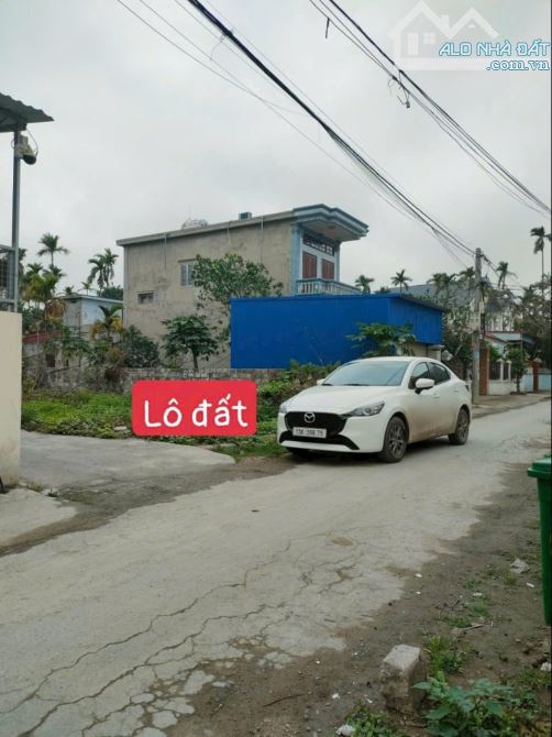 Lô đất thôn chùa _Hoa Động TP Thuỷ Nguyên   Diện tích 100m  Lô góc 2 mặt tiền.đường trải - 2
