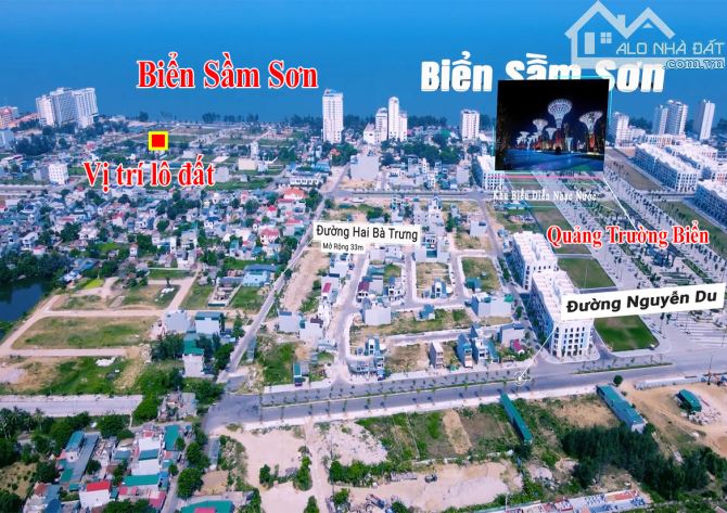 BÁN GẤP LÔ ĐẤT GÓC ĐẸP DUY NHẤT ĐƯỜNG THANH NIÊN, CÁCH BIỂN SẦM SƠN 300M, SỔ ĐỎ TRAO TAY - 2