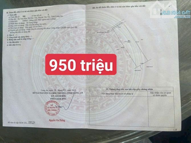16×60 LUC được lên thổ ĐứcTân_Tân trụ 950 triệu sát nhựa chợ rẻ ngộp nát khu - 2
