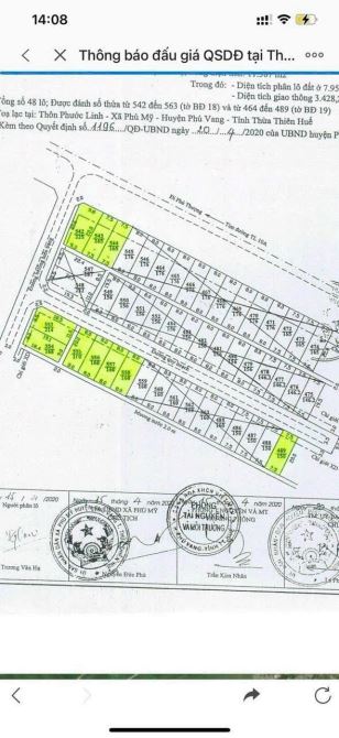 Bán đất KQH Phước Linh, Phú Mỹ, TP Huế - 3