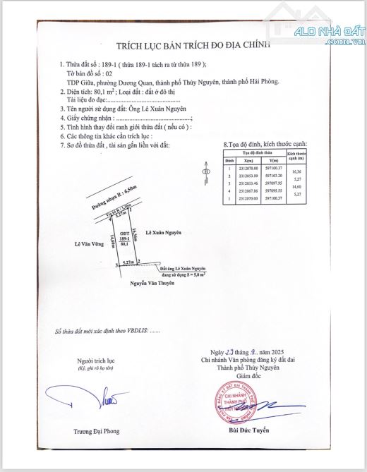 Lô đất MẶT ĐƯỜNG chợ Dương Quan - Thuỷ Nguyên ✅ kinh doanh sầm uất - 3