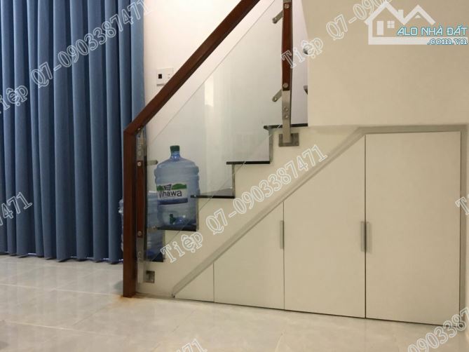 Bán nhà hẻm thông Huỳnh Tấn Phát P.Tân Thuận Đông  Q.7- ngang 4.95- 3 tầng- 3tỷ790 - 3