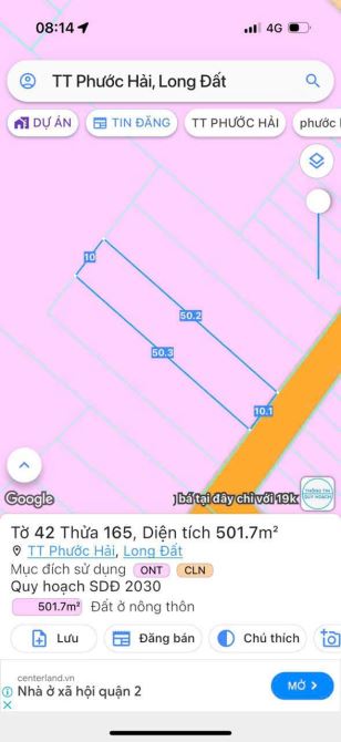 VƯỜN XOÀI THỊ TRẤN PHƯỚC HẢI- GẦN BIỂN PHƯỚC HẢI - LONG ĐẤT - BRVT 🌈DT 10mx50m - 500m2 - - 4