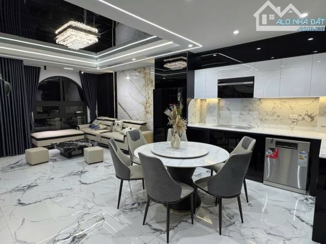 BÁN NHÀ KĐT ĐỀN LỪ.HOÀNG MAI. 55M. 6T. MT 4,5M. THANG MÁY. GARA. PHÂN LÔ. GIÁ 18 TỶ NHỈNH - 4