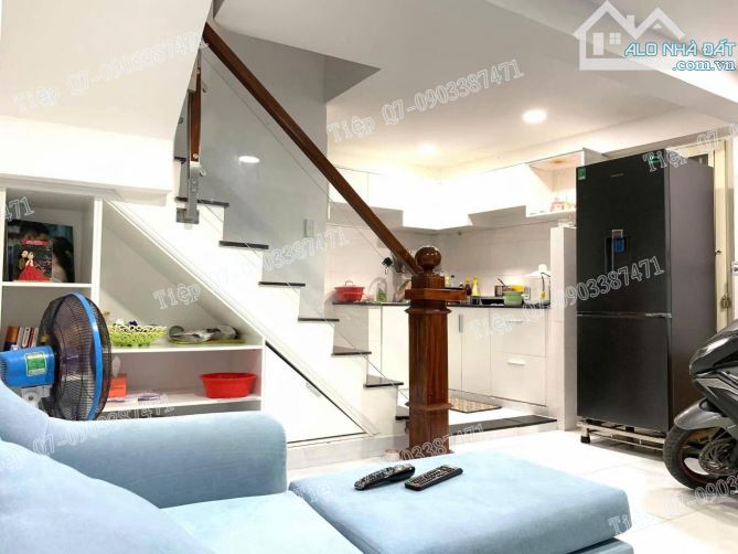 Bán nhà hẻm thông Huỳnh Tấn Phát P.Tân Thuận Đông  Q.7- ngang 4.95- 3 tầng- 3tỷ790 - 4