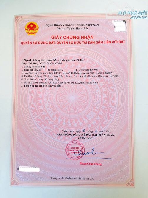 📌📌📌Làm việc trực tiếp!!!cần bán 2 lô đất thôn Đông Phú, xã Đại Hiệp, huyện Đại Lộc, QN. - 4