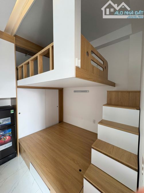 Cho Thuê CCMN 103 Pháo Đài Láng 30m2 Gác Xép + Giường Ban Công Cửa Sổ Giặt Riêng Thang Máy - 5