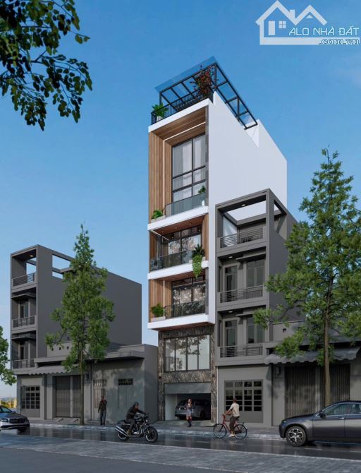 Bán nhà Tư Đình Long Biên - 61m2 xây 8 tầng , thang máy gara ôtô thiết kế hiện đại tỉ mỉ đ - 5