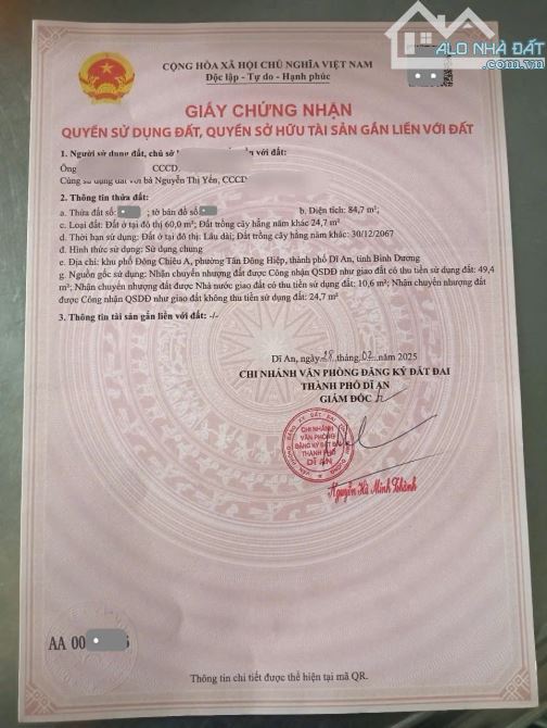 nhà 84,7m2 7ty2 TL MT đường Nguyễn Thị Minh Khai, p.Tân Đông Hiệp - 5